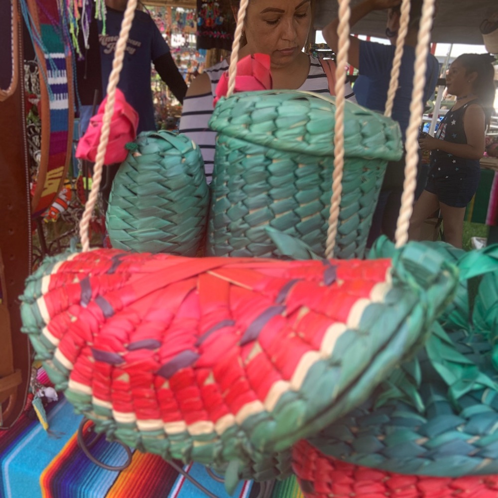 Funny Mexican Palm Watermelon Crossbody Bag